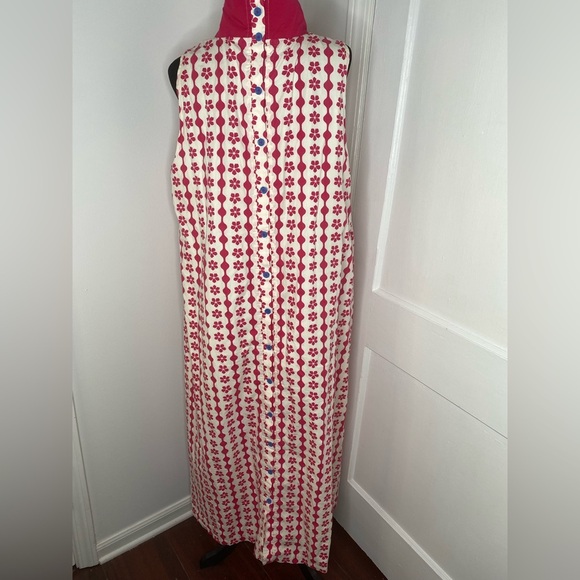 BURU X BISBY Pink Floral Button Down Back Maxi Dress - Picture 3 of 9